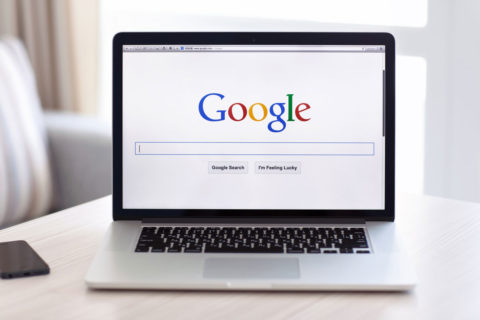 laptop with google search screen to illustrate how to run a successful adwords campaign