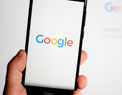 smartphone showing google discover screen